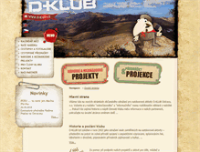 Tablet Screenshot of d-klub.cz